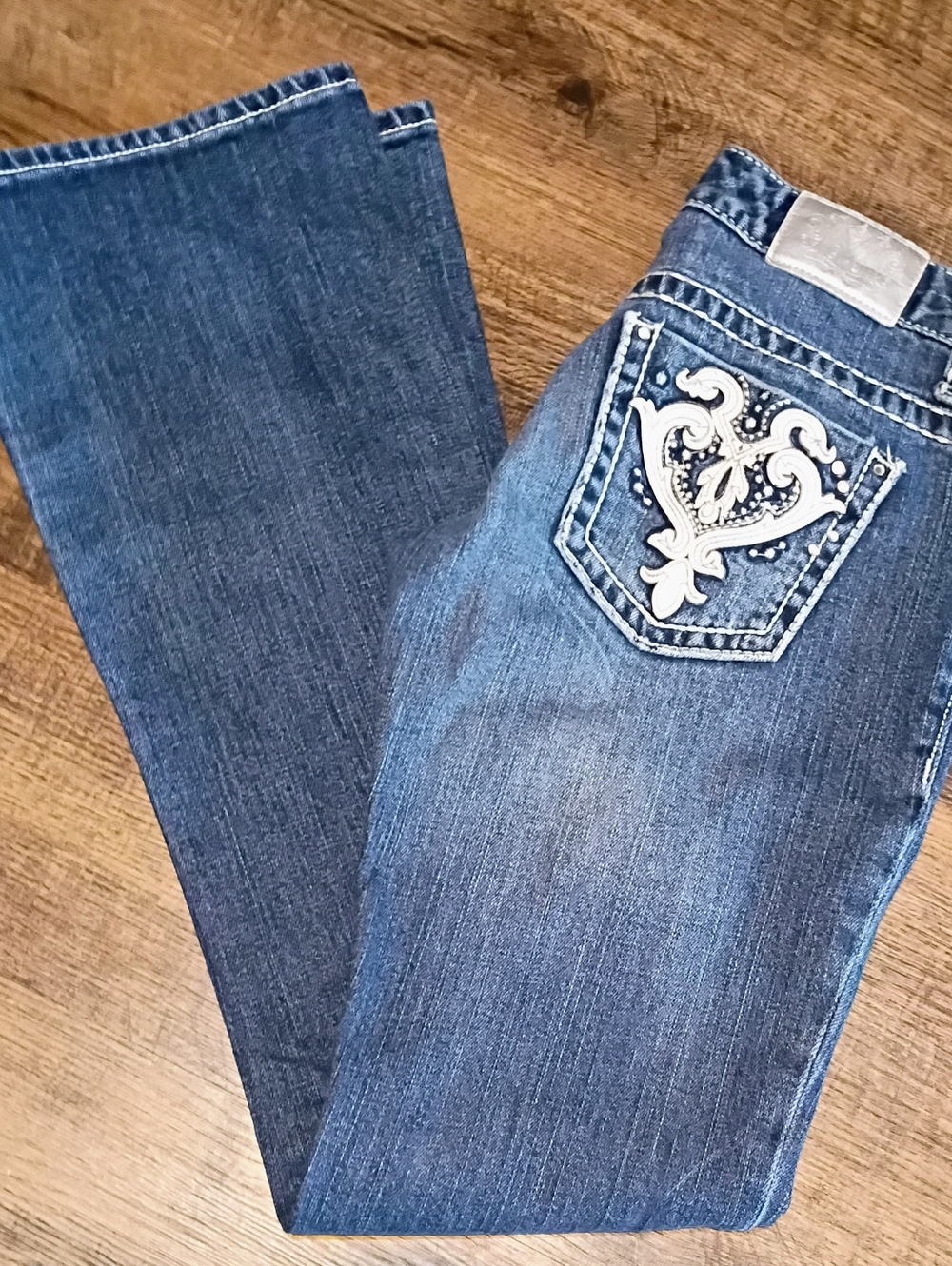 Maurice Denim Women's Low Rise Jeans Size 1/2 (approximately size 26) Pre-owned
